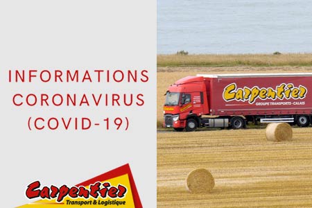 Covid-19 : maintien du transport routier et de la logistique