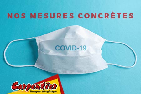 Covid-19 : des mesures concrètes