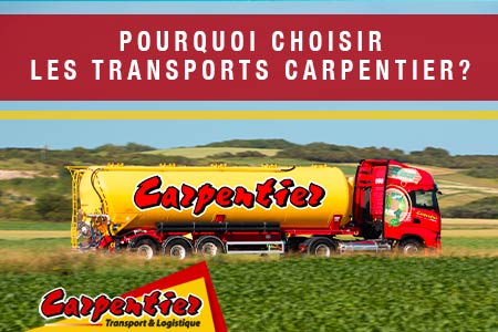 Pourquoi choisir le Groupe Transports Carpentier ?