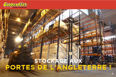 Stockage à proximité du port de Calais