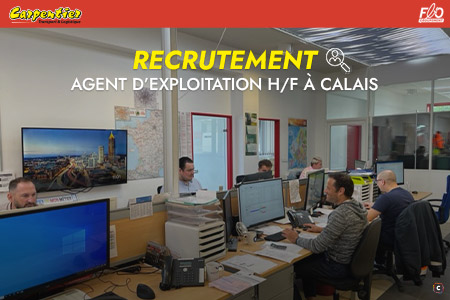 Recrutement : agent d’exploitation H/F à Calais !