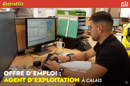 Offre d’emploi : agent d’exploitation H/F à Calais