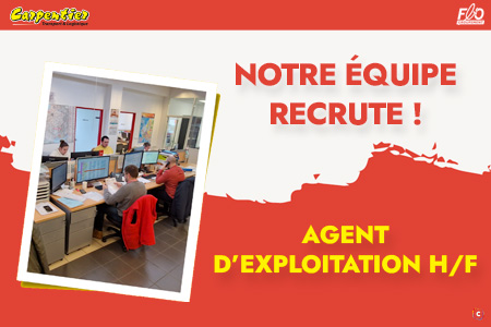 Offre d’emploi : agent d’exploitation H/F à Calais