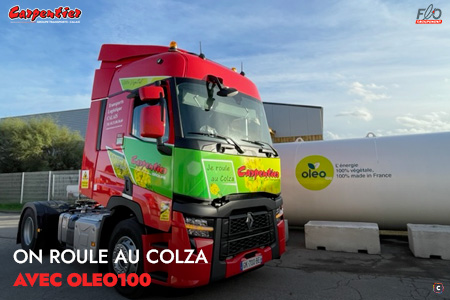 On roule au colza avec Oleo100 !